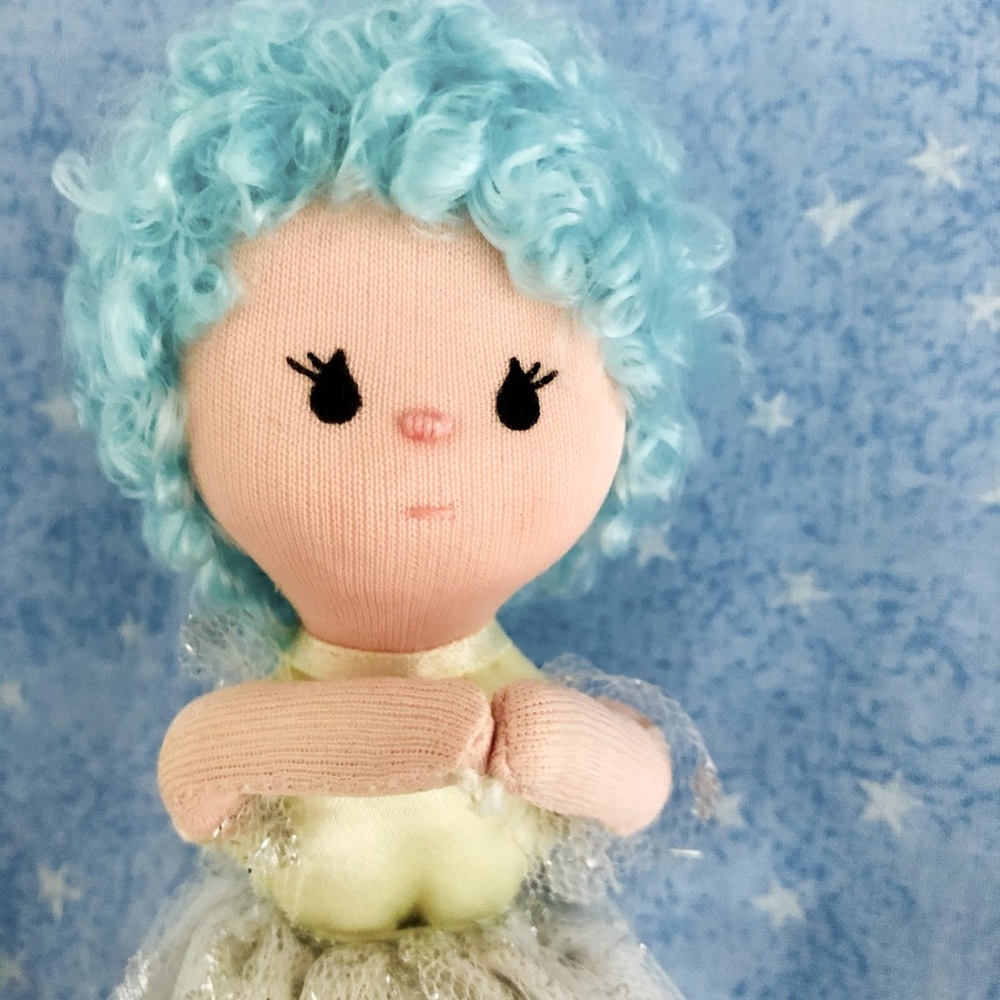 Ballerina rag VTG 7” doll.